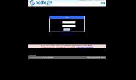 
							         Enterprise Self Service - Log In - Seattle.gov								  
							    