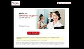 
							         Enterprise Singapore Grant Portal								  
							    