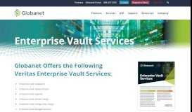 
							         Enterprise Vault Services | Globanet								  
							    