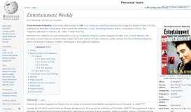 
							         Entertainment Weekly - Wikipedia								  
							    