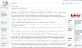 
							         Entrust - Wikipedia								  
							    