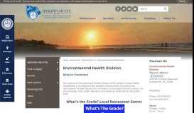 
							         Environmental Health Division | Onslow County, NC								  
							    