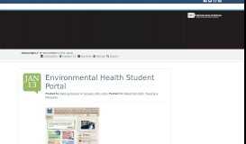 
							         Environmental Health Student Portal | Dragonfly - NNLM News								  
							    