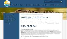 
							         Environmental Resource Permit | Suwannee River Water ...								  
							    
