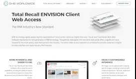 
							         ENVISION Client Web Access - DHS Worldwide								  
							    