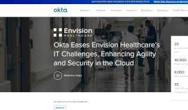 
							         Envision Healthcare | Okta								  
							    