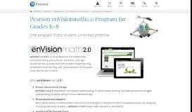 
							         enVisionmath2.0 Program | Pearson K-8 Math Curriculum								  
							    