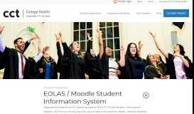 
							         EOLAS / Moodle Student Information System | CCT College Dublin								  
							    