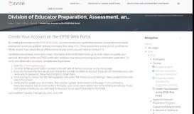 
							         EPAI: Create Your Account on the EPSB Web Portal								  
							    