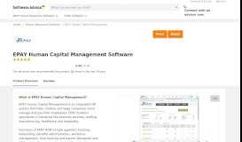 
							         EPAY Human Capital Management Software - 2020 Reviews								  
							    