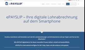 
							         epayslip.de – Das digitale Portal für Verdienstabrechnungen								  
							    