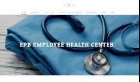
							         EPB Employee Health Center - Home								  
							    