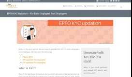 
							         EPFO KYC updation - For both employers and employees ...								  
							    