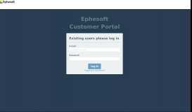 
							         Ephesoft Customer Portal								  
							    