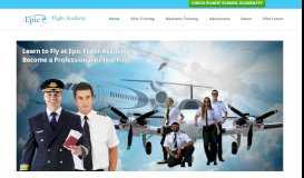 
							         Epic Flight School - Commercial Airline Pilot Training In Florida								  
							    