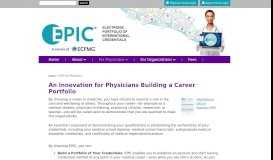 
							         EPIC | For Physicians								  
							    