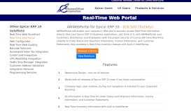 
							         Epicor ERP 10 Real-Time Portal - AdvancedWare Corporation								  
							    