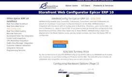 
							         Epicor ERP 10 Real-Time Web Configurator for AWWebStore from ...								  
							    