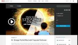 
							         Episode 110: Dr. Strange Portal Effect with Trapcode ... - Red Giant								  
							    