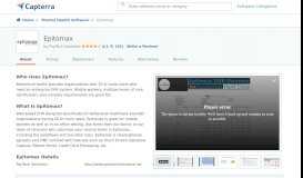
							         Epitomax Price, Reviews & Ratings - Capterra								  
							    