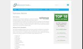 
							         Epitomax Review | Medical Software								  
							    