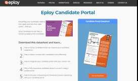 
							         Eploy Candidate Portals | Eploy ATS								  
							    