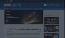 
							         ePortugal: Conheça já o novo Portal do Cidadão - Pplware - Sapo								  
							    