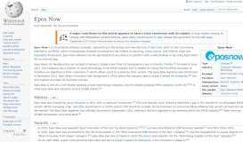 
							         Epos Now - Wikipedia								  
							    