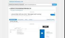 
							         epost.svenskakyrkan.se at WI. Outlook Web App								  
							    