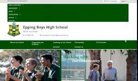 
							         Epping Boys High School: Home								  
							    