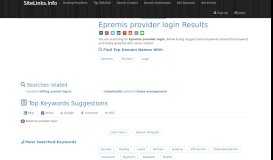 
							         Epremis provider login Results For Websites Listing								  
							    