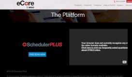 
							         ePro Scheduler Plus | eCore Software								  
							    