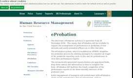 
							         eProbation | - Human Resource Management in the Civil Service								  
							    