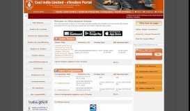 
							         eProcurement System of Coal India Limited								  
							    