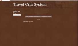 
							         Epson Crm Portal Login - Travel Crm System								  
							    