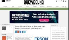 
							         Epson, iD Products Partner to Showcase at Craft Brewers Conference ...								  
							    