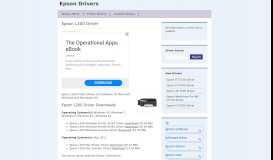 
							         Epson L200 Driver & Downloads - Epson Drivers & Downloads								  
							    