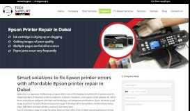 
							         Epson printer service center, Epson printer repair service in Dubai								  
							    