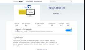 
							         Eptw.adco.ae website. Login Page.								  
							    