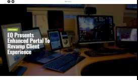 
							         EQ Presents Enhanced Portal To Revamp Client Experience - Blue ...								  
							    
