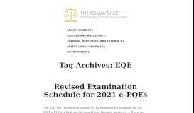 
							         EQE | The Yellow Sheet								  
							    
