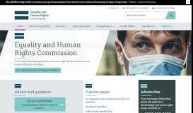 
							         Equality and Human Rights Commission: Home Page								  
							    