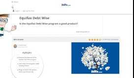 
							         Equifax Debt Wise - Bills.com								  
							    