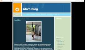 
							         Equilibre - Ido's Blog								  
							    