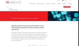 
							         Equinix Customer Portal | Equinix Data Center Account Management								  
							    