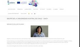 
							         Equipo de la Universidad Austral de Chile – UACH – Portal Web del ...								  
							    