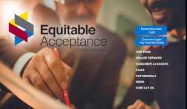 
							         Equitable Acceptance Corporation								  
							    