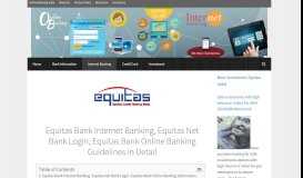 
							         Equitas Bank Internet Banking | Equitas Bank Online Banking ...								  
							    