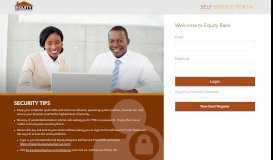 
							         Equity Bank | Self Service Portal - Login Page								  
							    