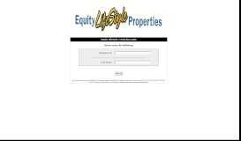 
							         Equity Lifestyle Properties- Learner Login								  
							    